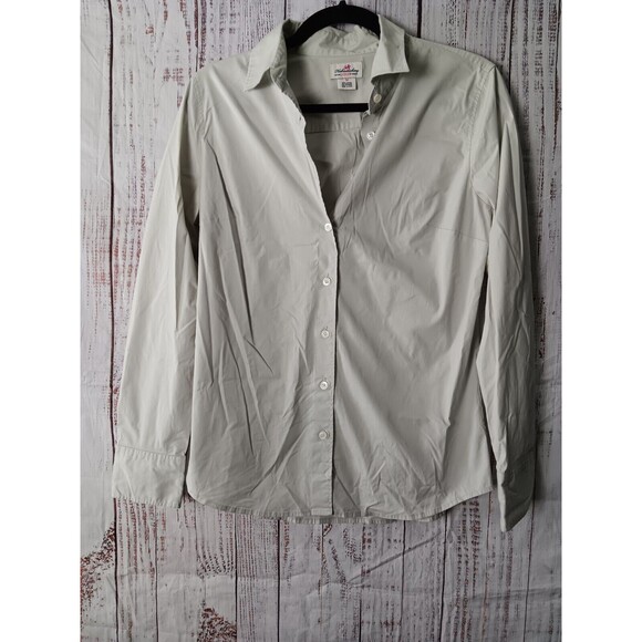 J Crew Shirt Mens Medium Gray Long Sleeve Button Up Haberdashery - Picture 1 of 6